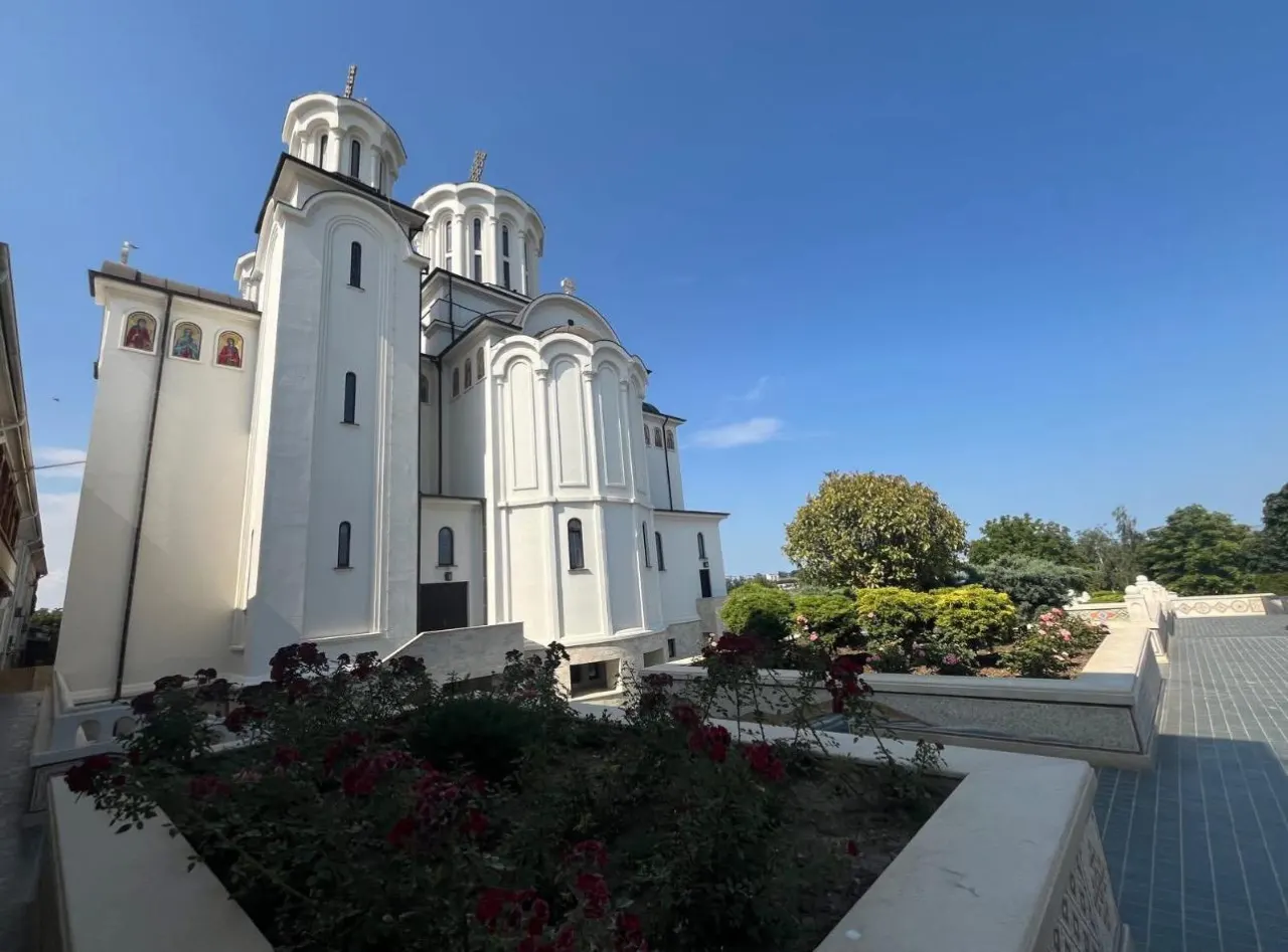 Biserica nouă a Mănăstirii Techirghiol